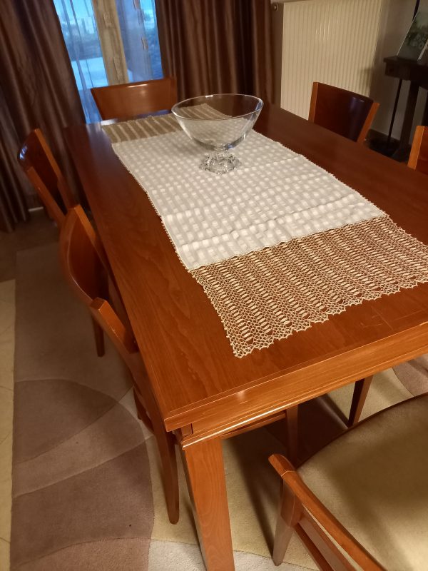 handmade silk tablecloth